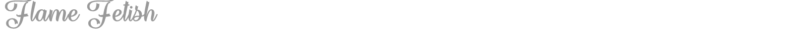 Flame Fetish font preview